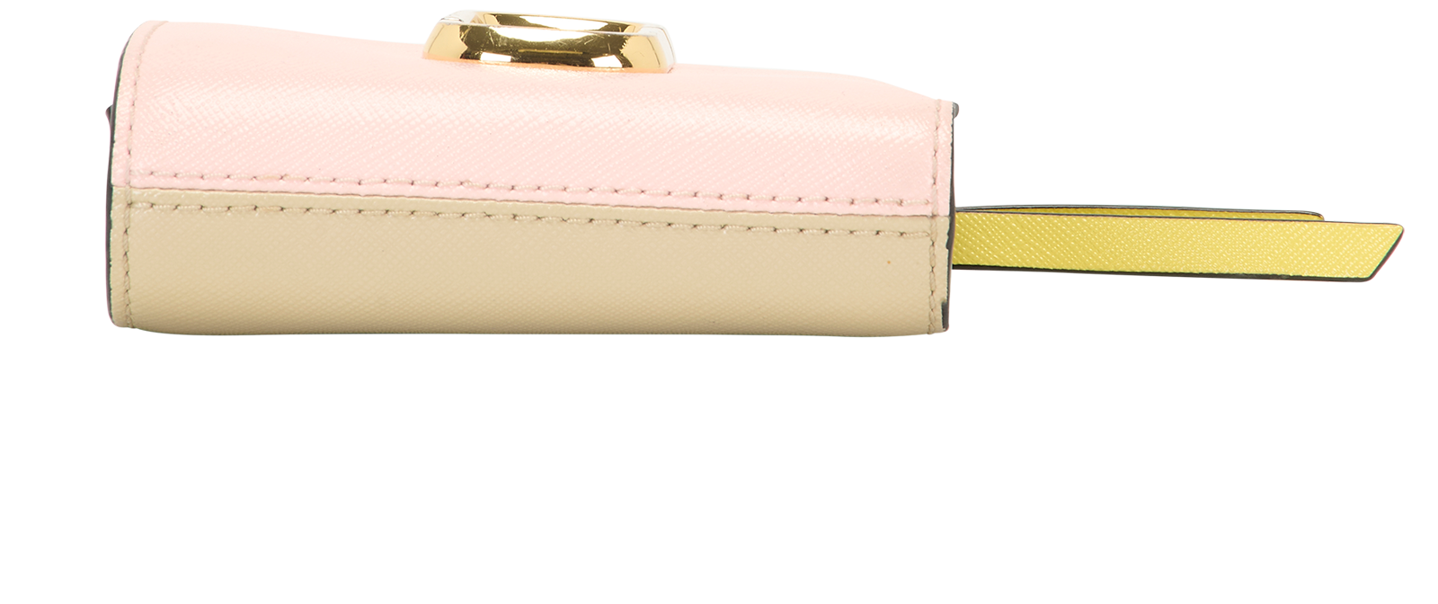 Marc Jacobs The Mini Compact Wallet, &pound;50, Accessories, Beige/Pink, Leather, Top view